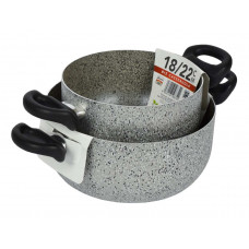 CUOCA STONE SET 2 CASSERUOLA CM.18/22 (3pz)